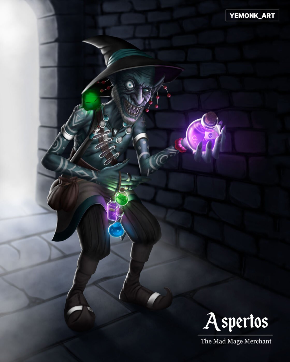 Aspertos – The Mad Mage Merchant