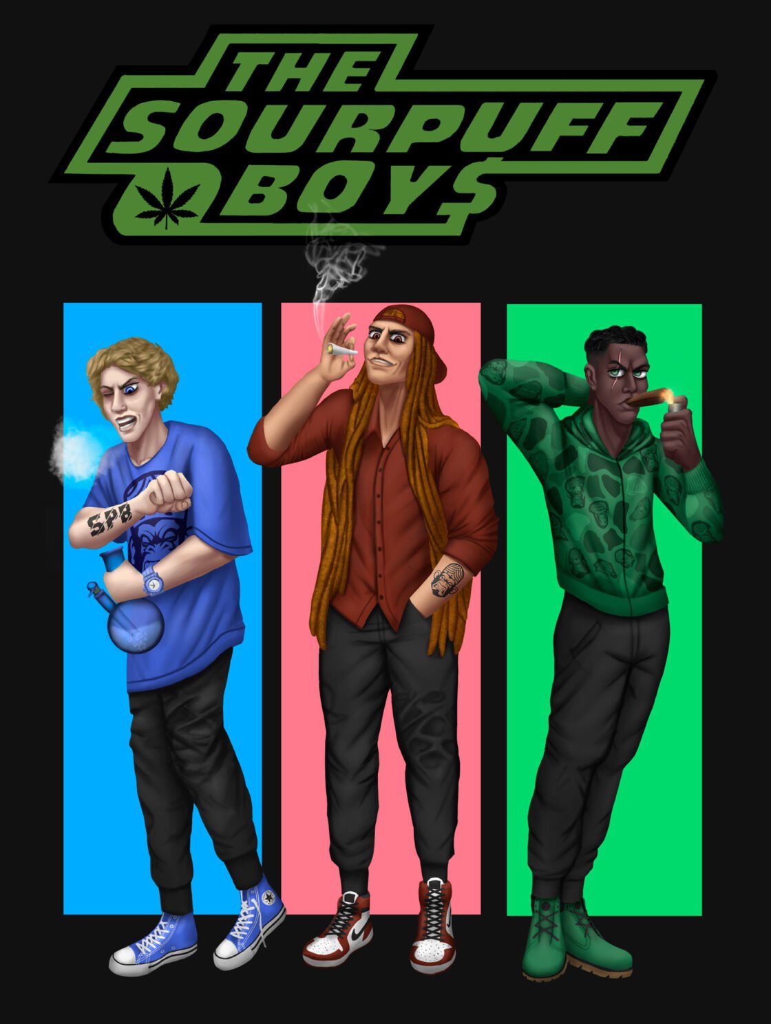 The SourPuff Boys – Commission Fan Art